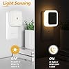 Sujeet Night Light, Night Lights Plug into Wall 4-Pack, Nightlight Plug in Night Lights, Dusk to Dawn Night Lamp Led Night Light for Bedroom, Bathroom, Hallway Warm White