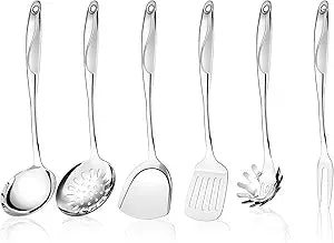 Premium Stainless Steel Kitchen Utensil Set - 6 Piece