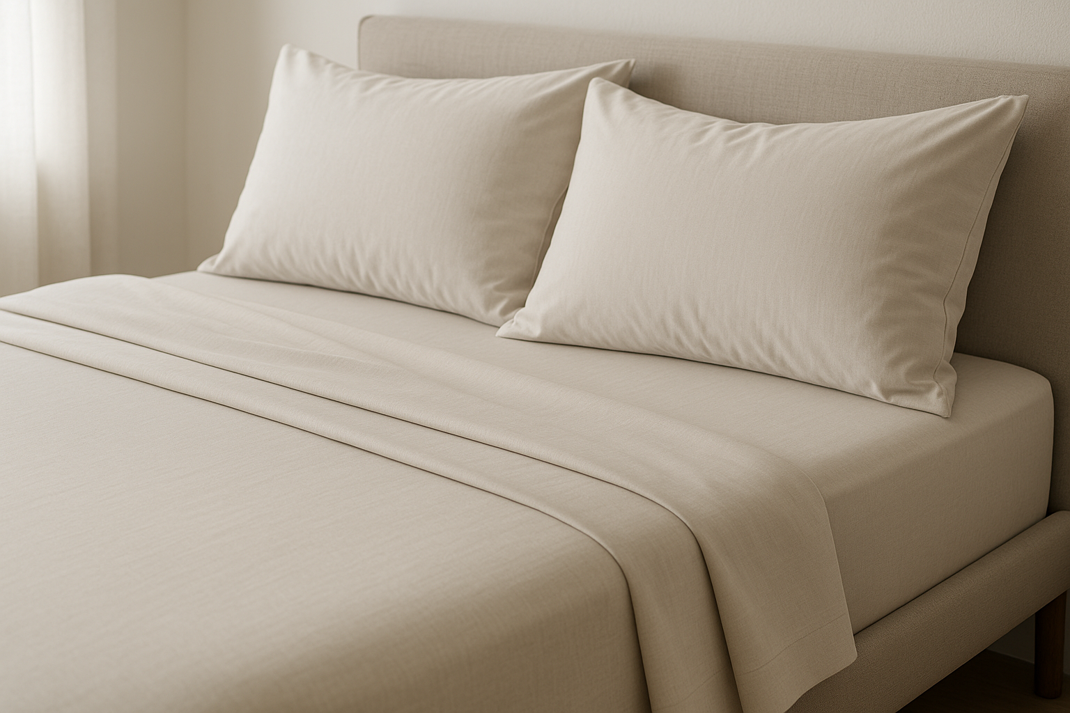 Cotton Bed Sheets - Bedroom Setting