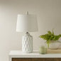 Modern Ceramic Table Lamp - White Base